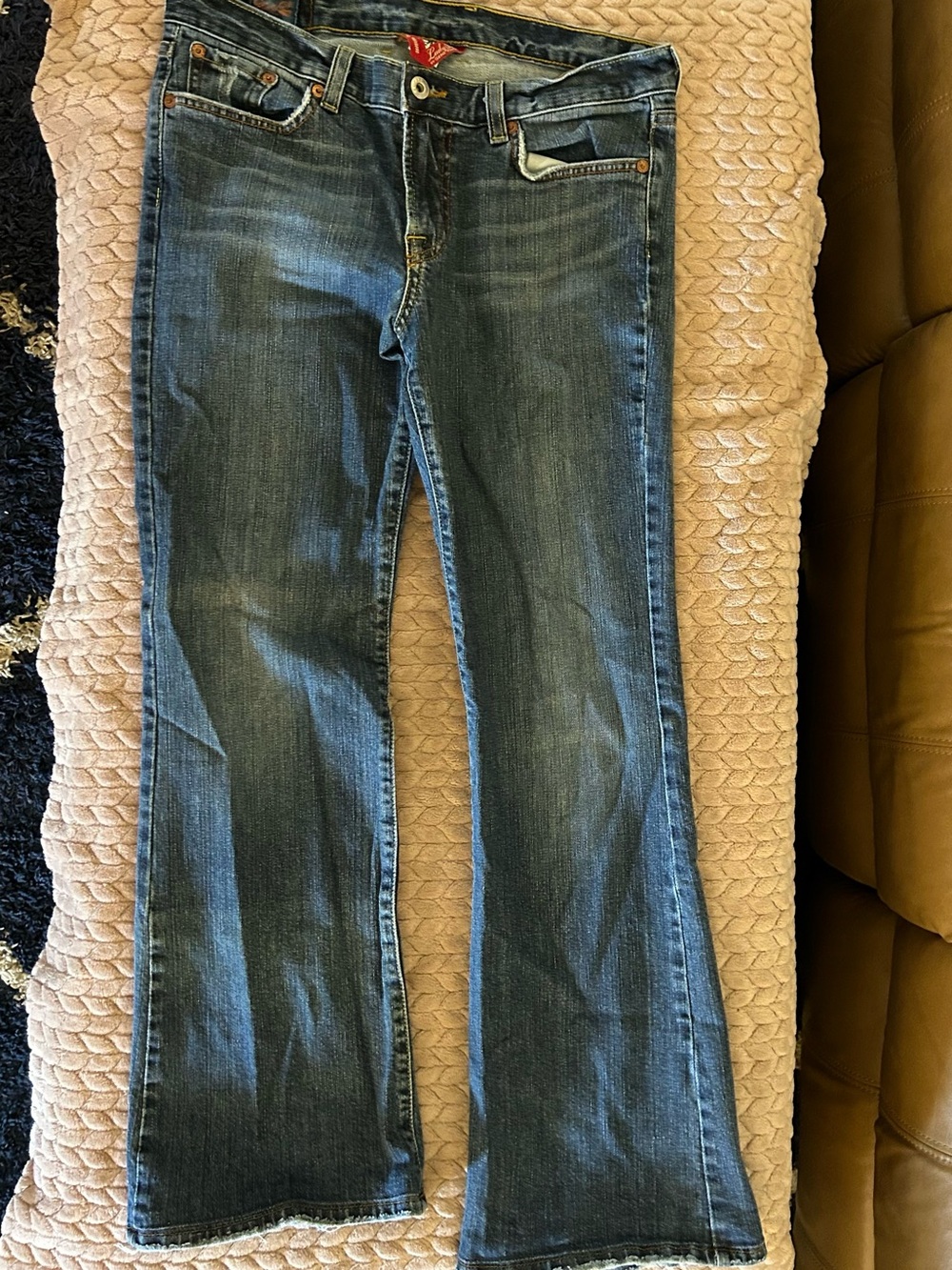 Lucky Brand Sweet N Low Flare Jeans Blue Denim Size 8 / 29